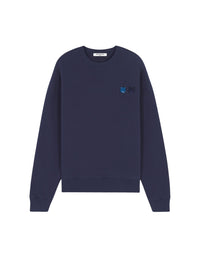 Sweatshirt Bold Fox Head avec deux écussons brodés  - Ink Blue