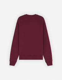 Sweatshirt Bold Fox Head avec deux écussons brodés  - Burgundy