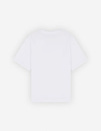 T-shirt Bold Fox Head avec double écusson - White