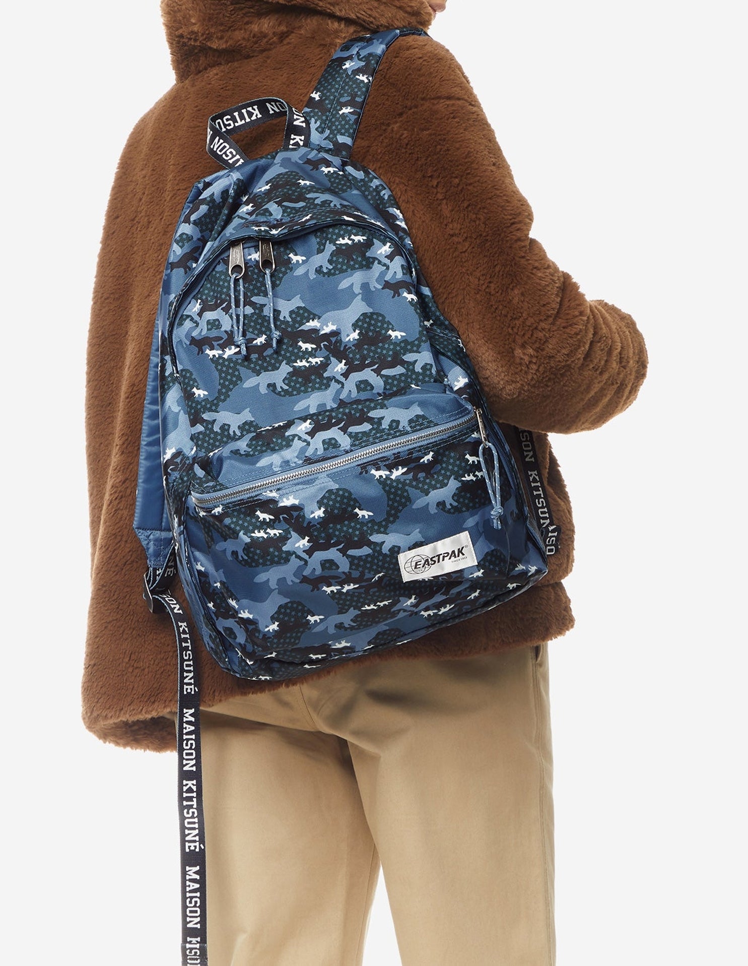 Maison Kitsuné x Eastpak Printed Backpack - Multicolor Print