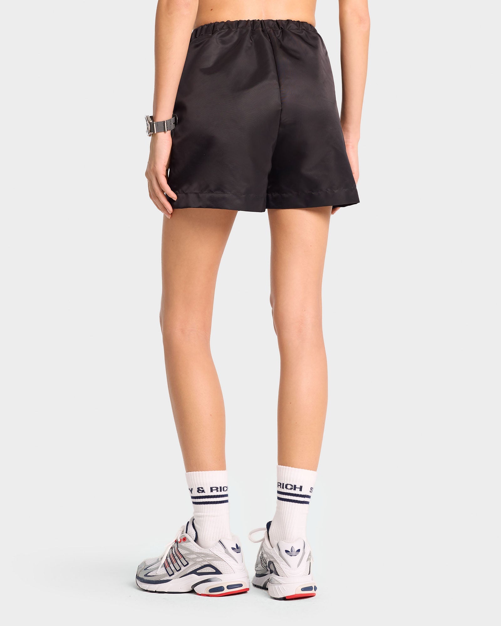 Short à taille élastique - Black
