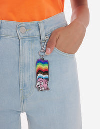 Pride Fox key ring - Multicolor