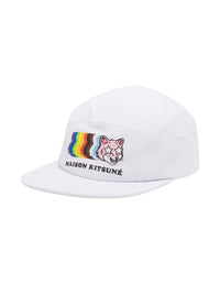 Pride Fox printed cap - White