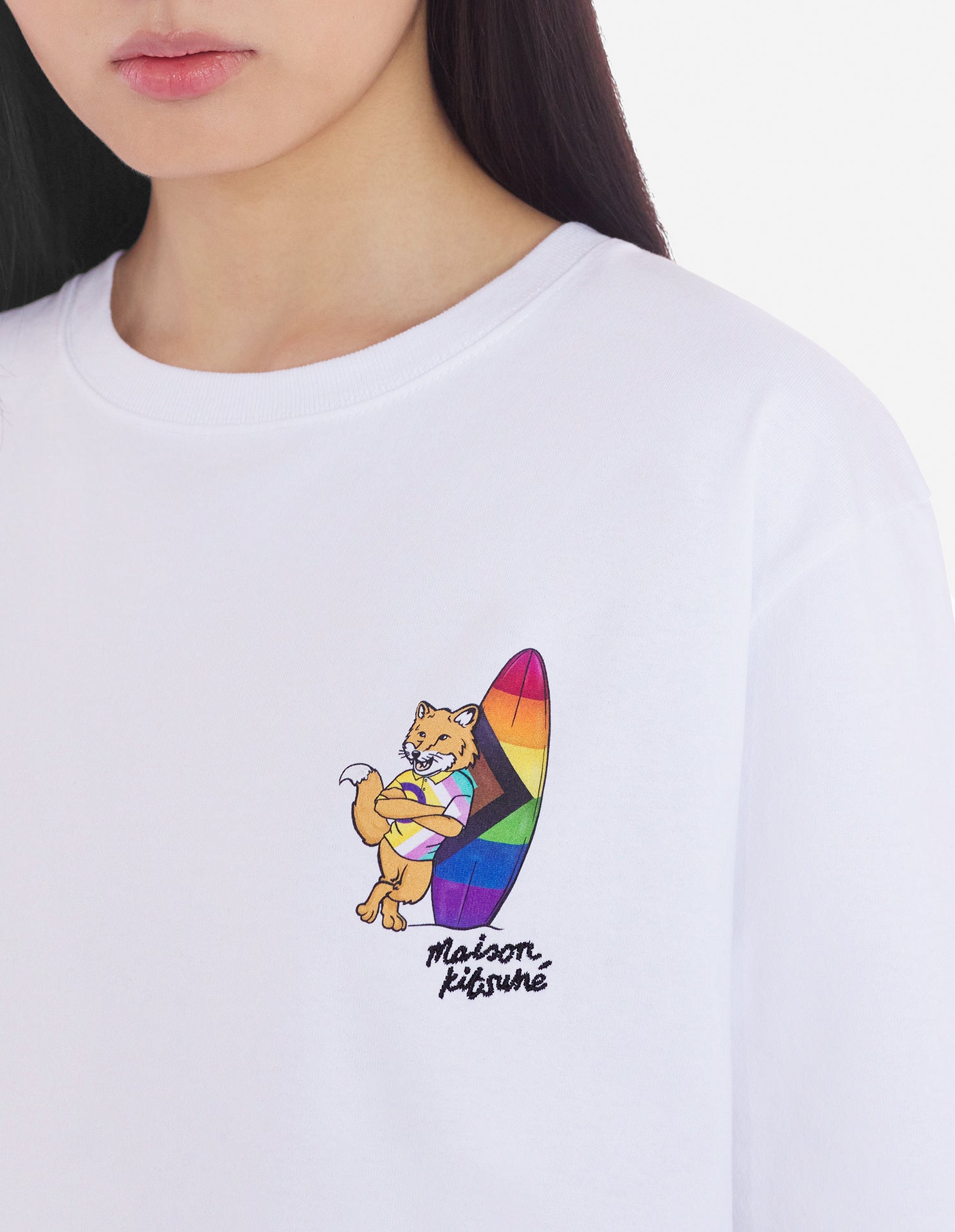 Round neck T-shirt - White