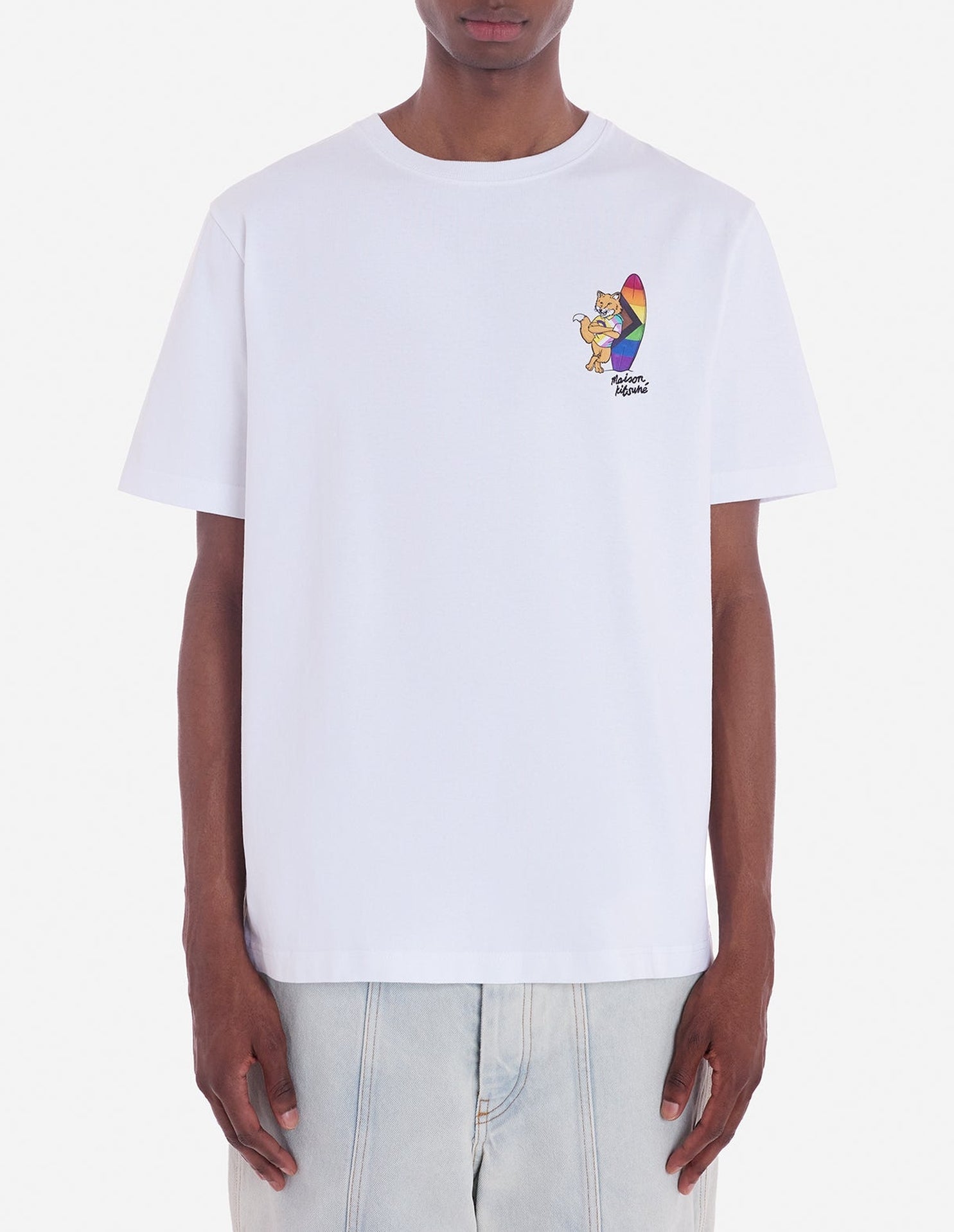 Round neck T-shirt - White