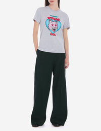T-shirt avec écusson - Light Grey Melange