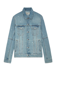 Veste Kasy Strass en denim - Light Blue