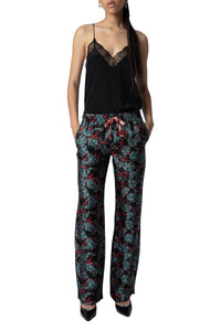 Pomy Thunder Jacquard Trousers - Black