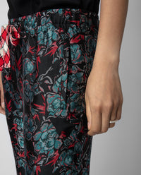 Pomy Thunder Jacquard Trousers - Black