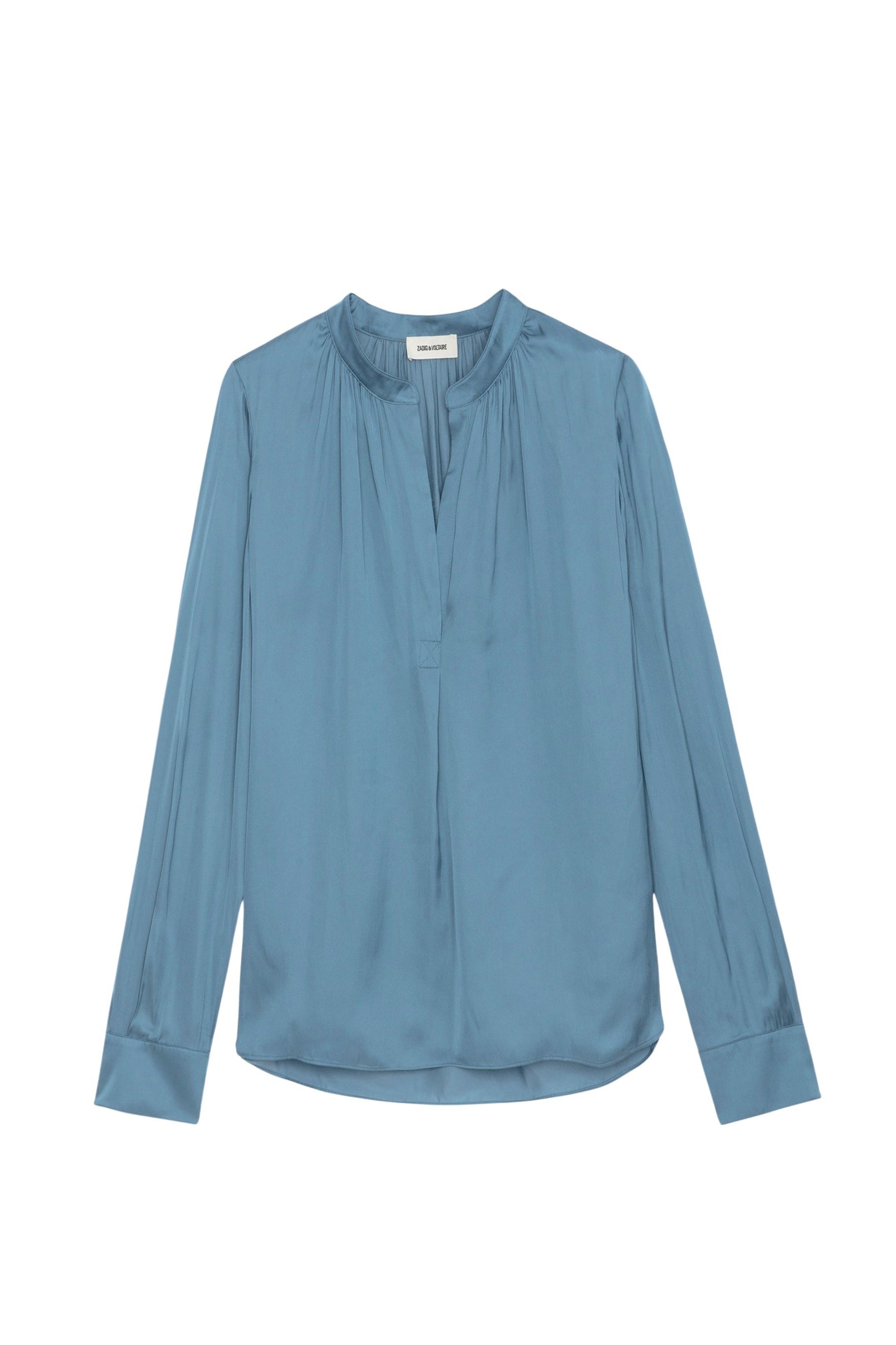 Blouse Tink en satin - Bluestone