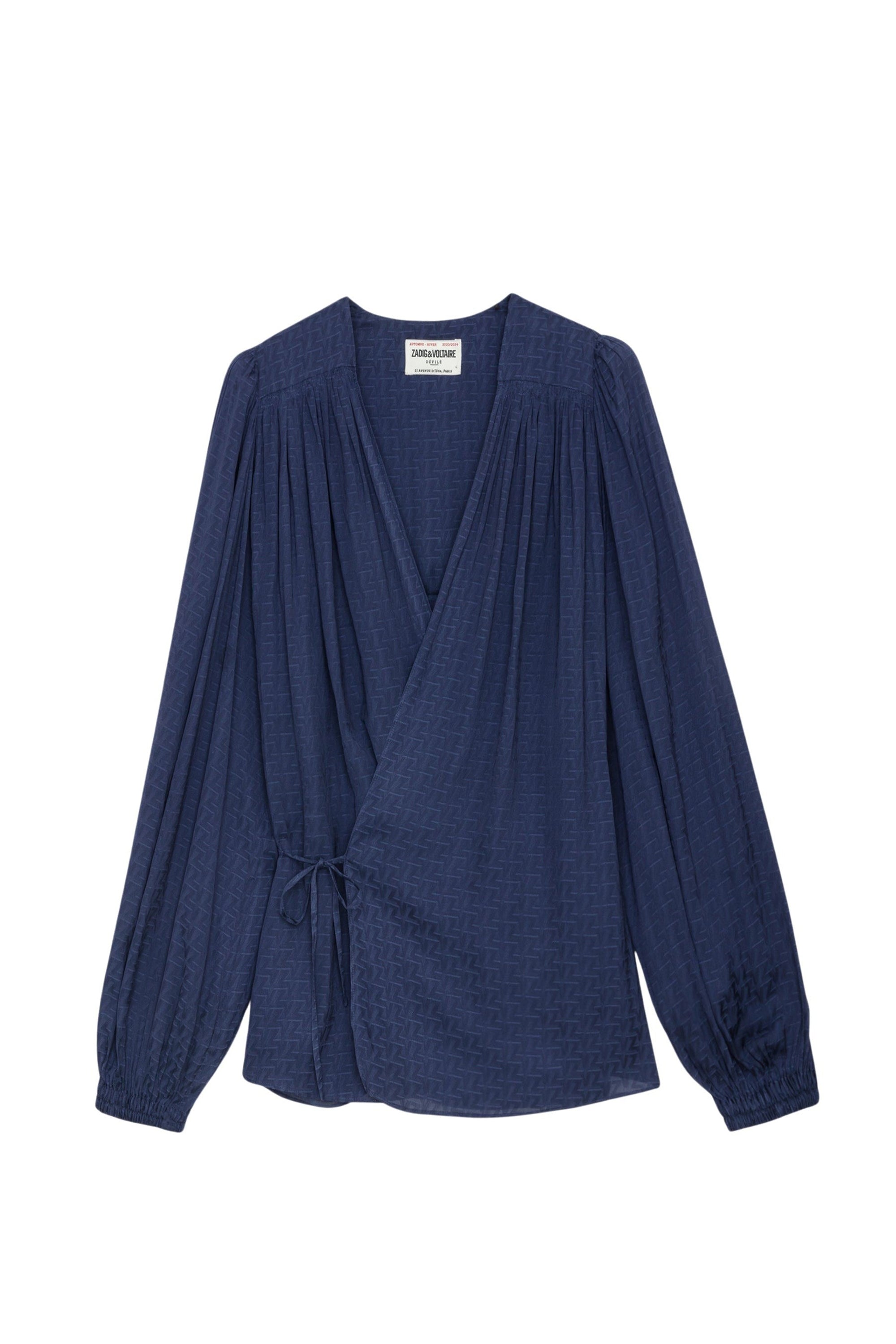 Chemise Tenew en satin - Marine