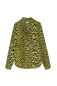 Blouse Taos Léopard en soie - Jonquil