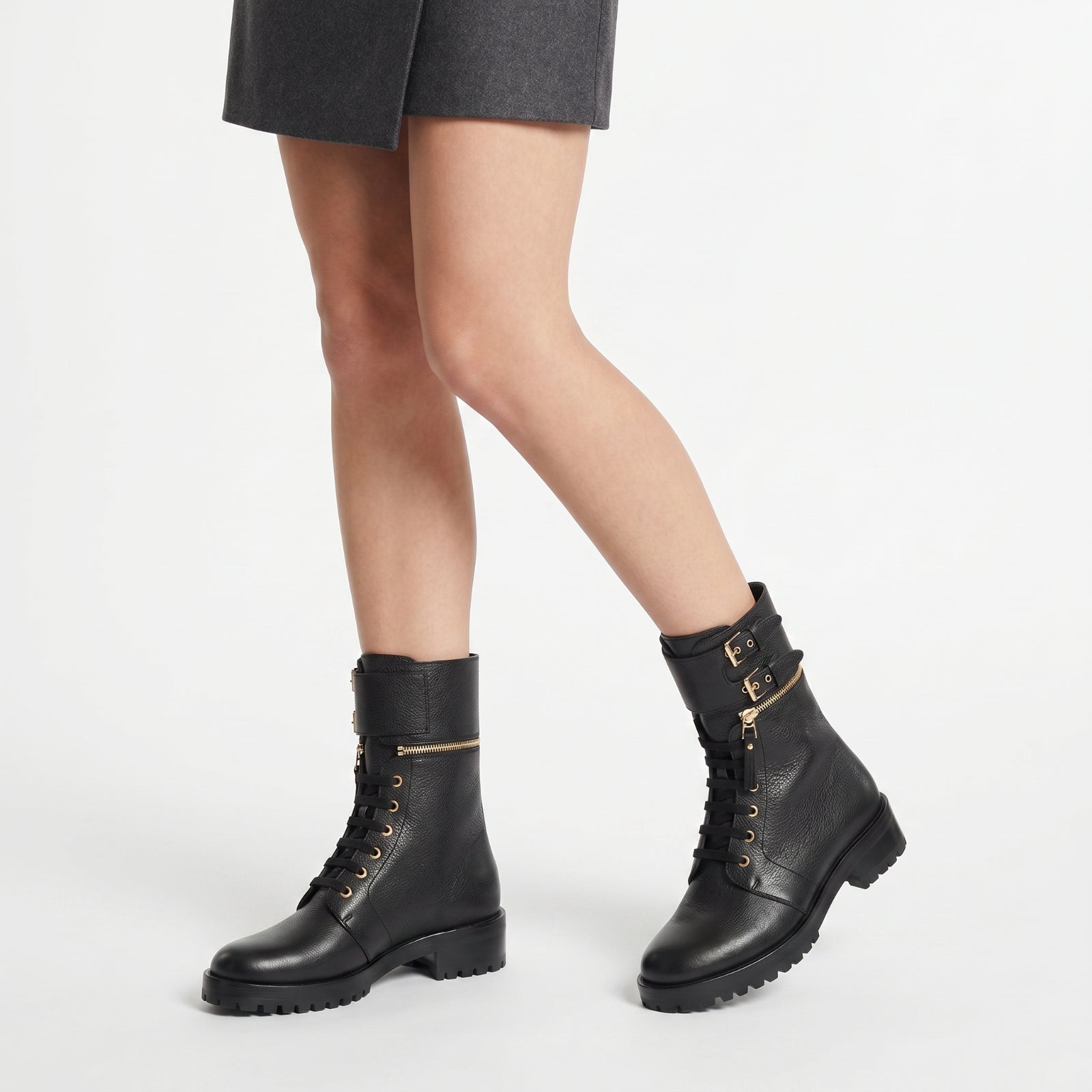 Midway leather boots - Fondente