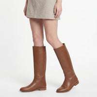 Bottes Chevallier en cuir - Caramel