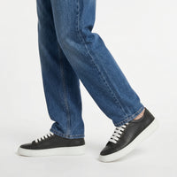 Sr1 Addict leather trainers - Nero & Fondo Bianco