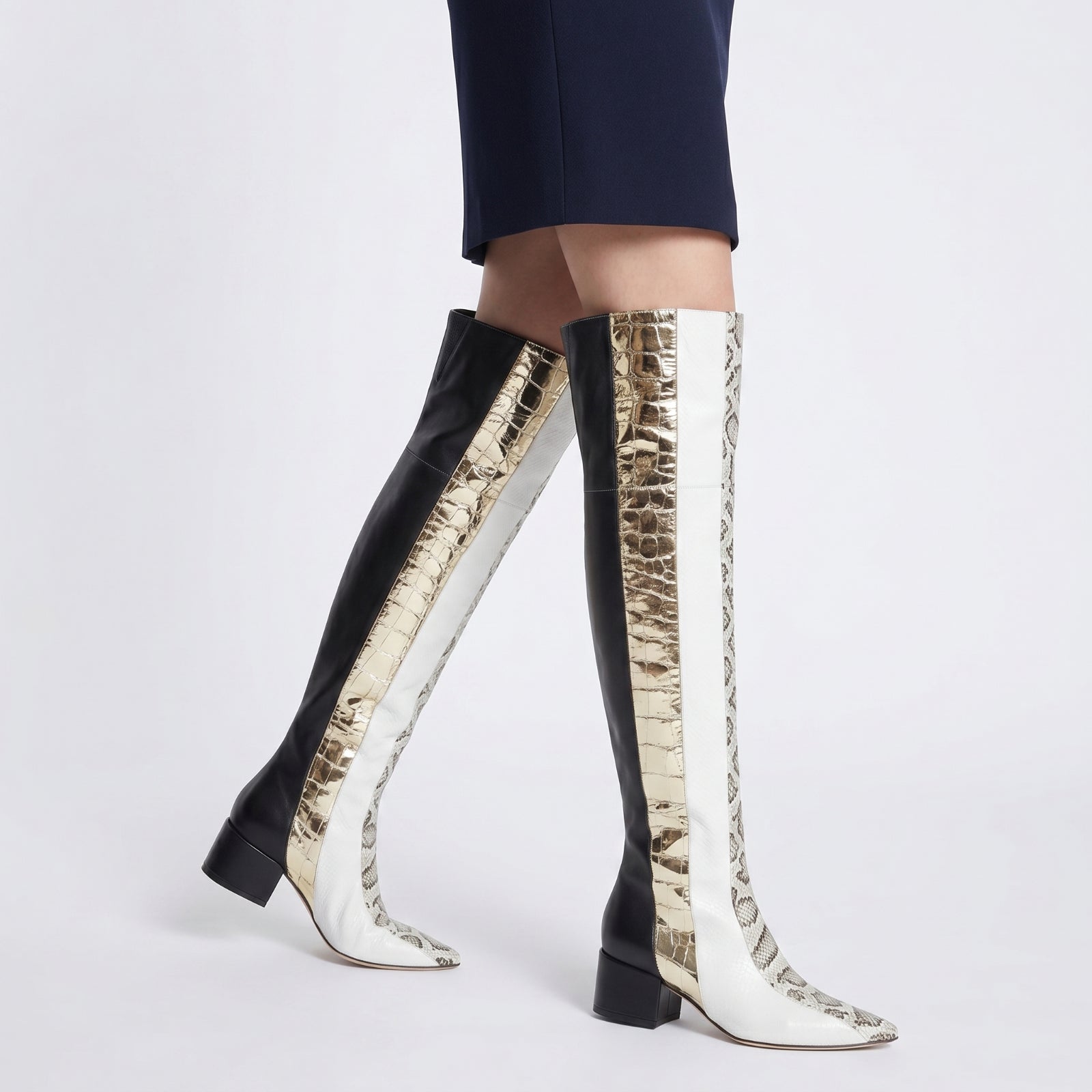 Sergio 45 leather boots - Roccia