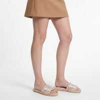 ZZOFFLINE Sergio Rossi x Manebi Leather Sandals - Light Pink