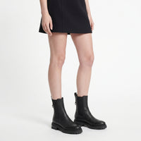 Bottines Sr Joan en cuir - Nero