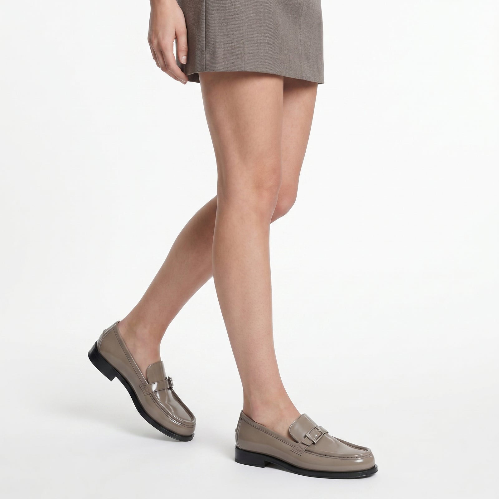 Mocassins Sr Nora en cuir - Wine
