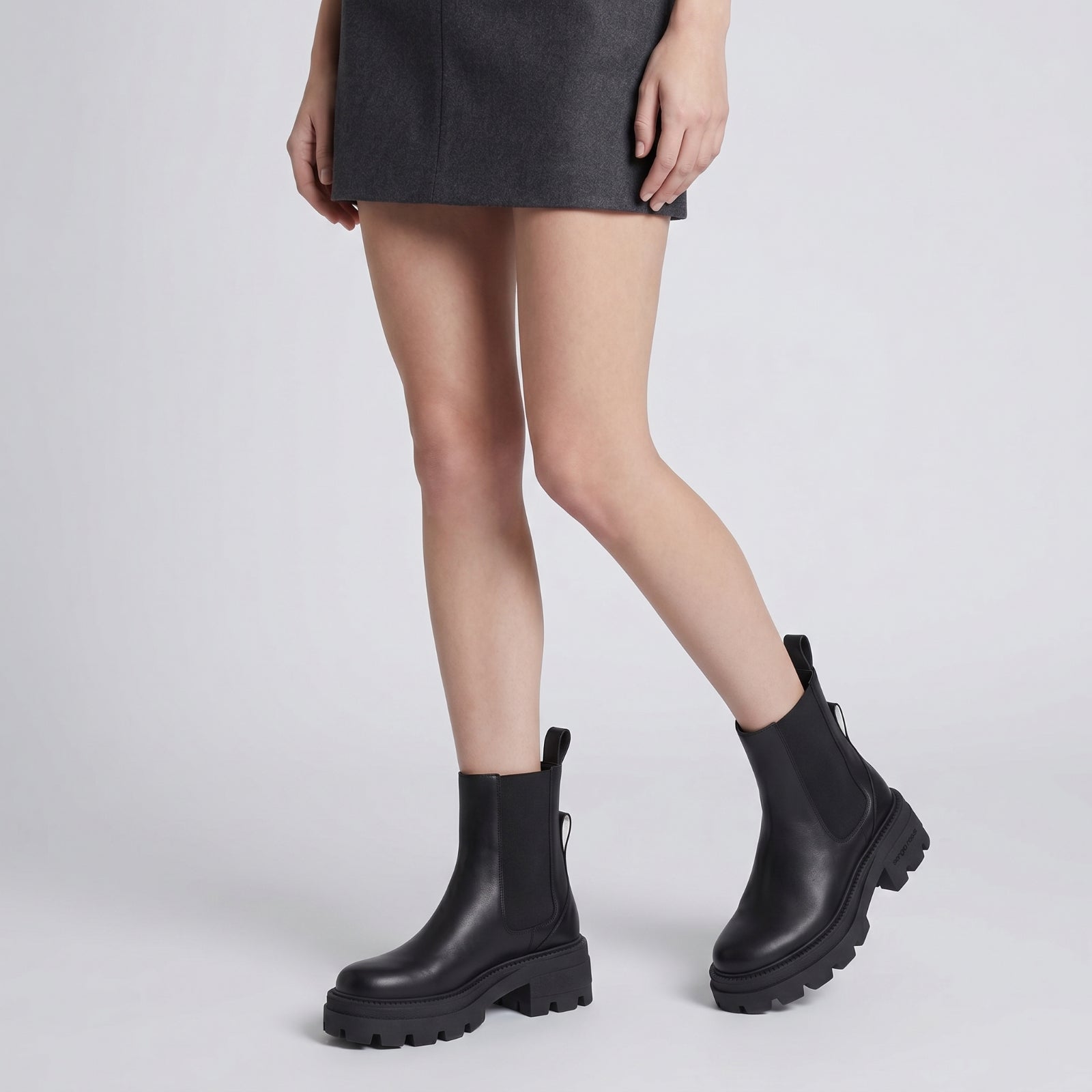 Sr Milla 25 leather ankle boots - Nero