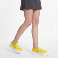 Baskets running Sr Twenty Buckle en tissu - Mimosa