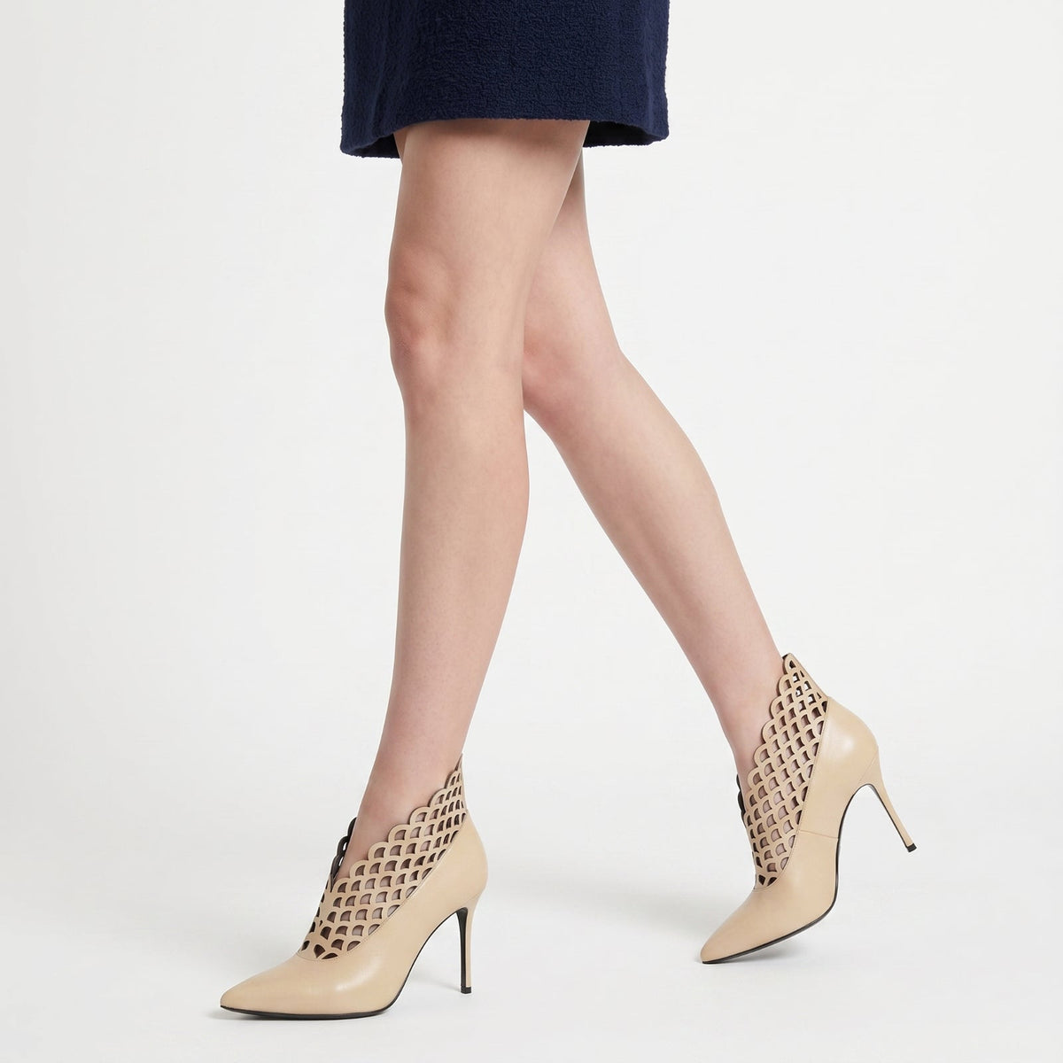 SŒUR SIRÈNE NAPPA SOIXANTE-DIX BOTTINES