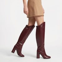 Bottes Sr Pilier 90 en cuir - Wine