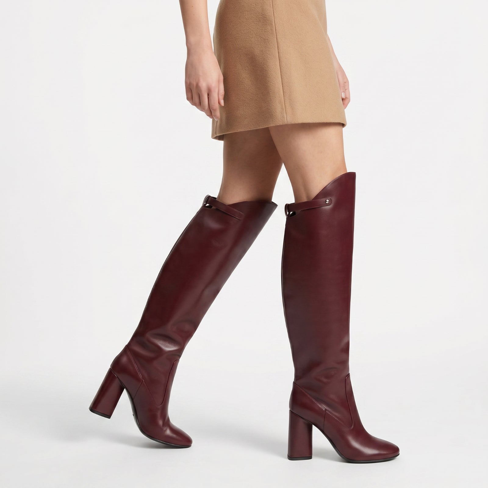 Bottes Sr Pilier 90 en cuir - Wine