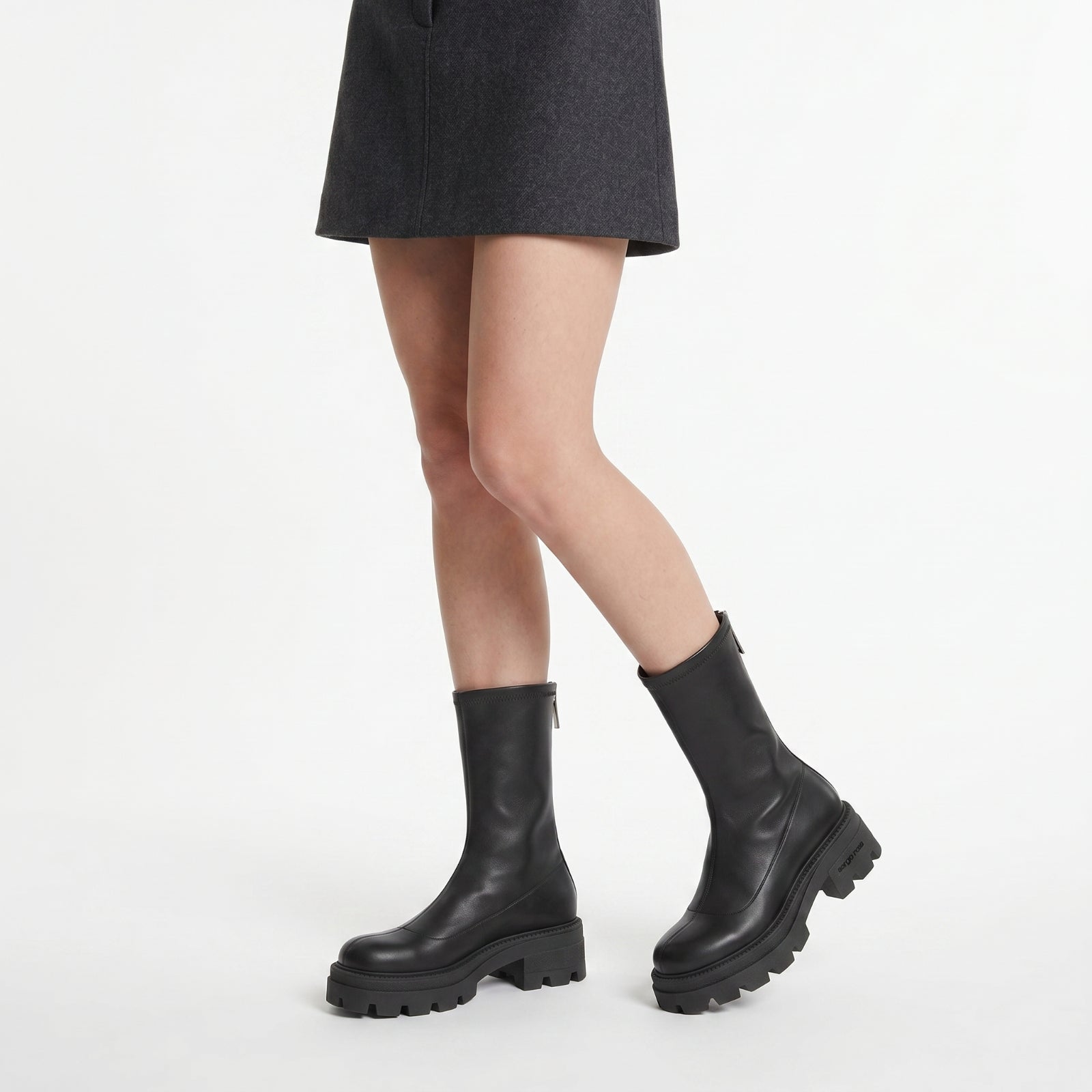 Bottines Sr Milla 25 en tissu - Nero