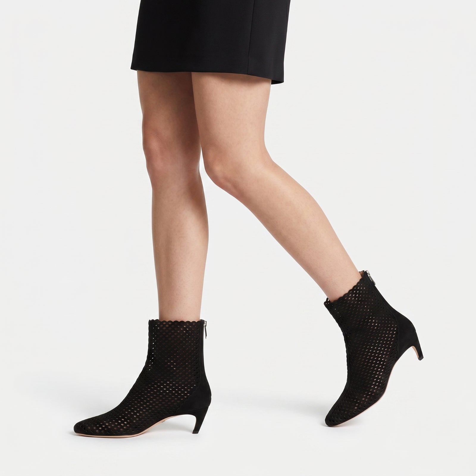 Sr Micro Mermaid 50 boots in leather - Nero