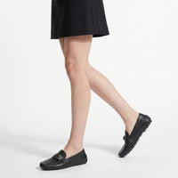 Mocassins Sr Nora en cuir - Nero