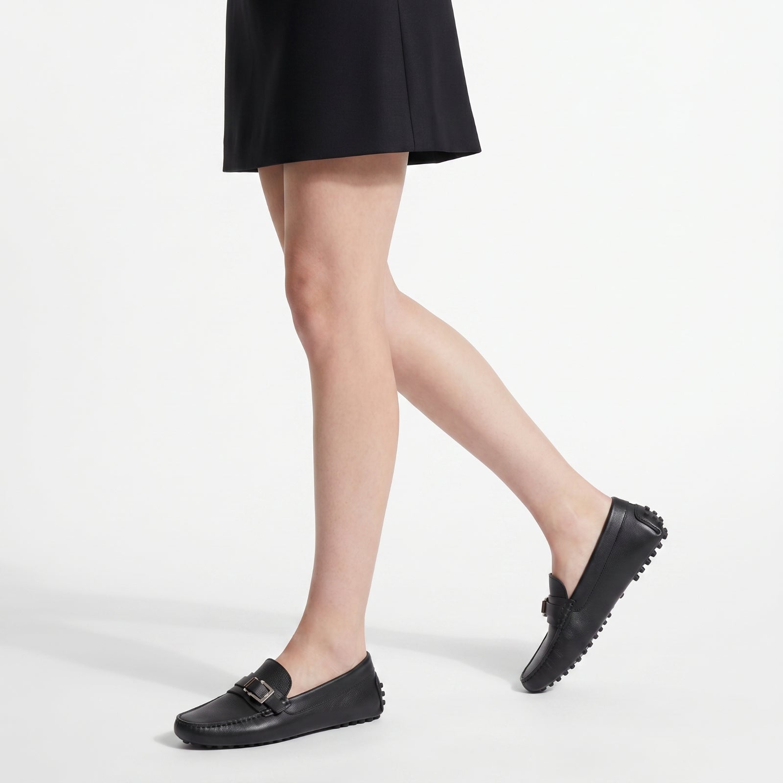 Mocassins Sr Nora en cuir - Nero