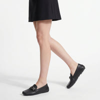 Sr Nora leather loafers - Wine