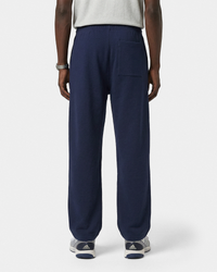 Pantalon de survêtement large brodé Vendome LA - Bleu marine/Blanc