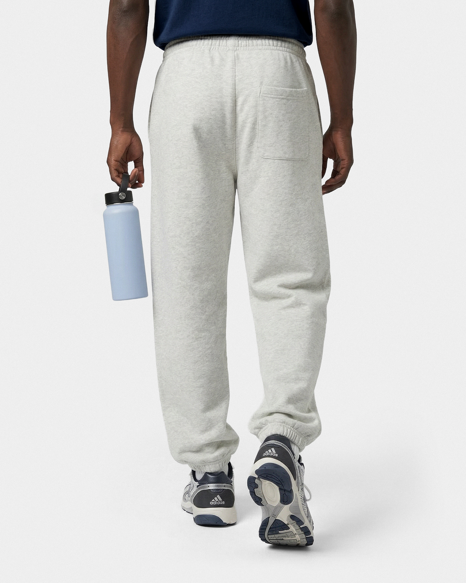 Pantalon de survêtement Beverly Script - Gris chiné