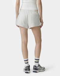 Short disco Beverly Script - Gris chiné/Bleu marine