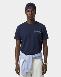 T-shirt Vendome LA - Bleu marine/Blanc