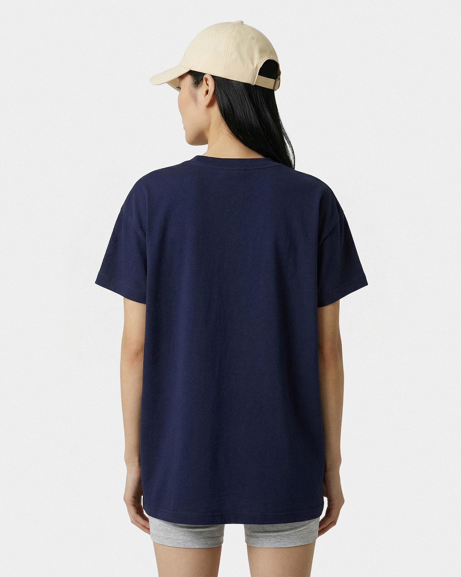 T-shirt Essential Varsity Crest - Bleu marine/Blanc
