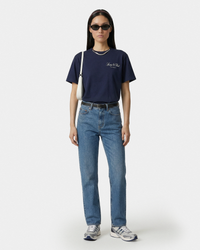 T-shirt Vendome LA - Bleu marine/Blanc