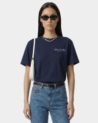 T-shirt Vendome LA - Bleu marine/Blanc