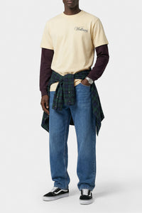 T-shirt oversize Avenue - Amande & Bleu Marine
