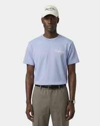 T-shirt Avenue - Periwinkle/Blanc