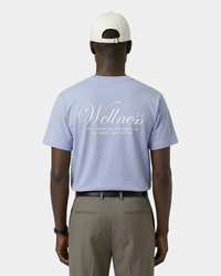T-shirt Avenue - Periwinkle/Blanc