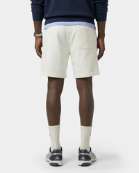 Short de sport Varsity Crest - Écru/Bleu marine