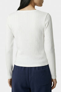Cardigan à logo emblématique - Blanc