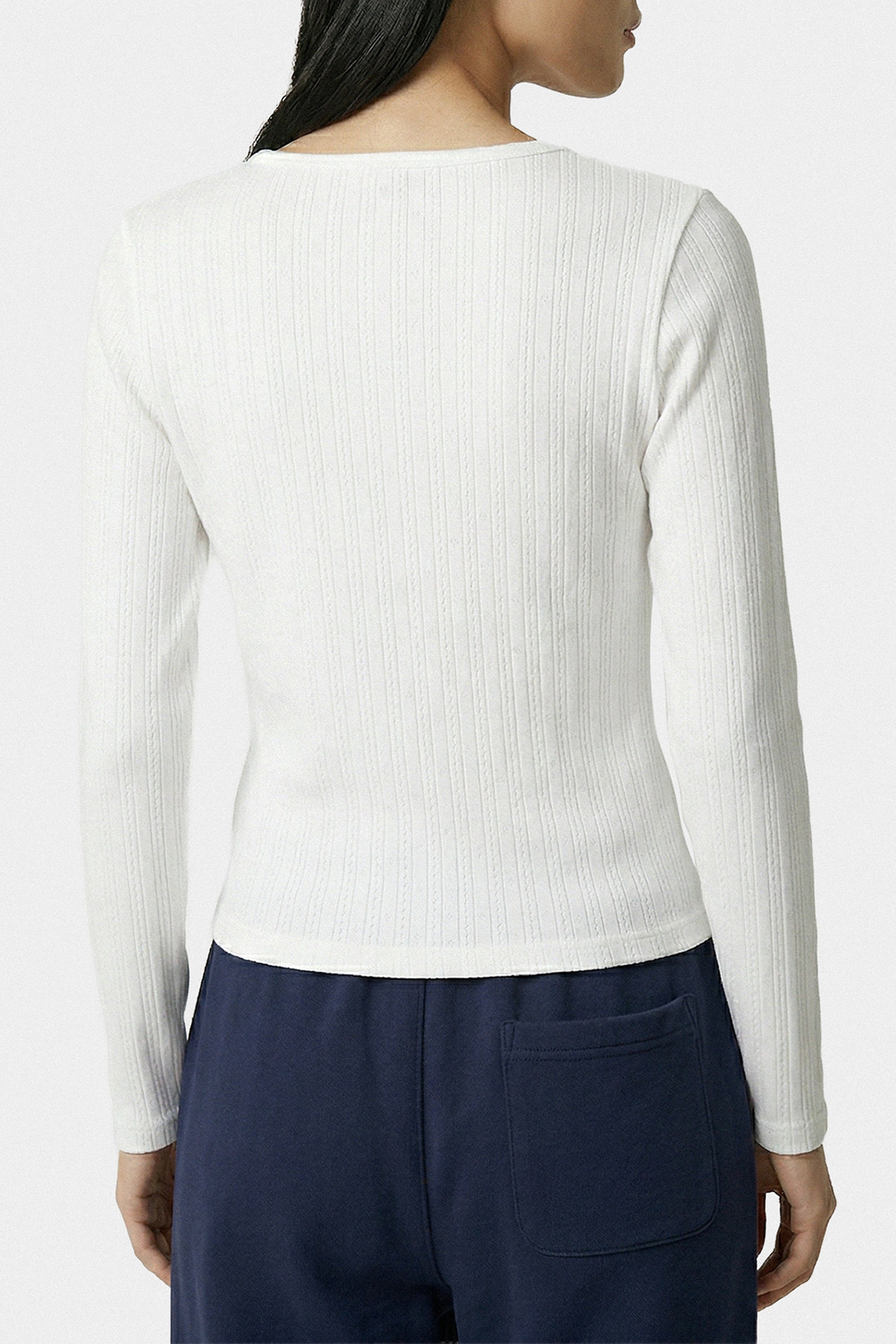 Cardigan à logo emblématique - Blanc