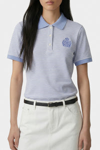 Polo NY Crest Prep - Rayures Bleu Pervenche