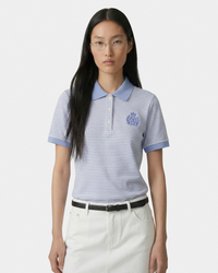 Polo NY Crest Prep - Rayures bleu pervenche