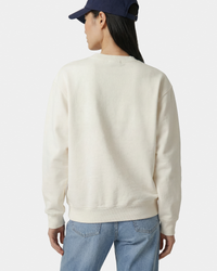 Pull à col rond « Varsity Crest » - Écru/Bleu marine