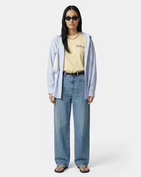 Chemise oversize SRC - Rayures bleues